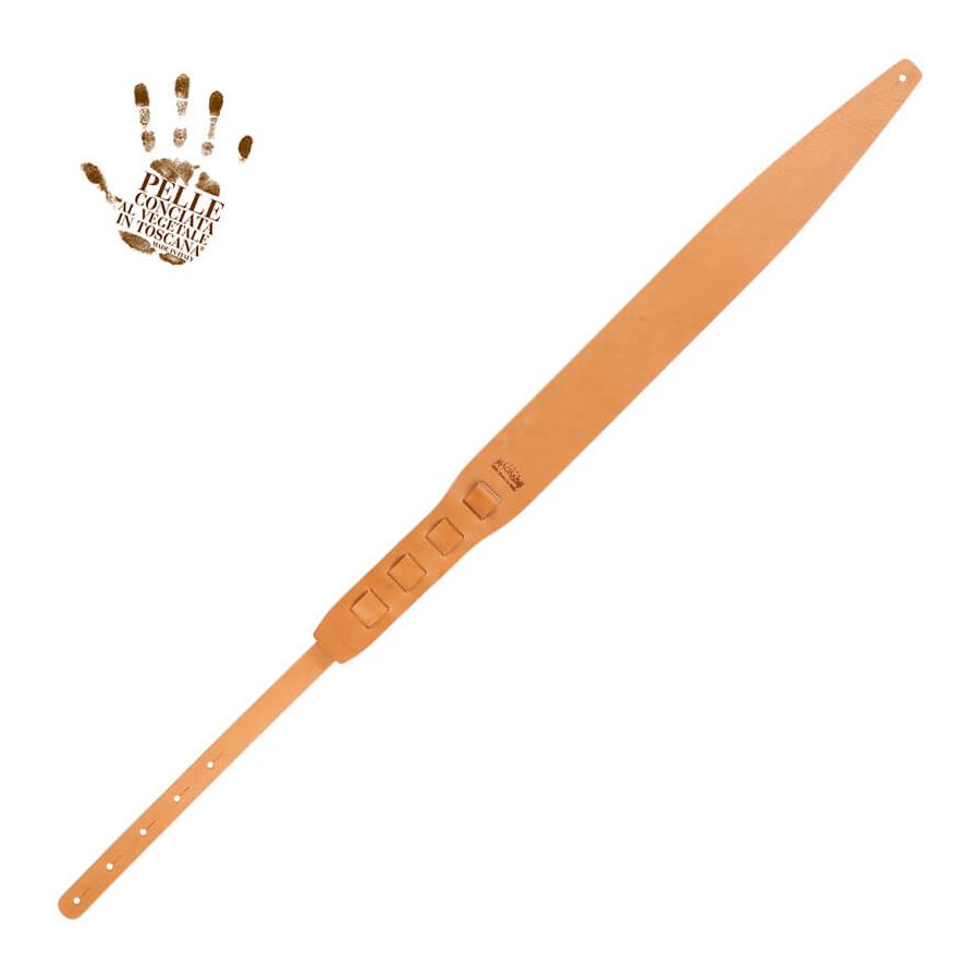 Sangle Holes HC cuir marron clair 8cm Magrabo
