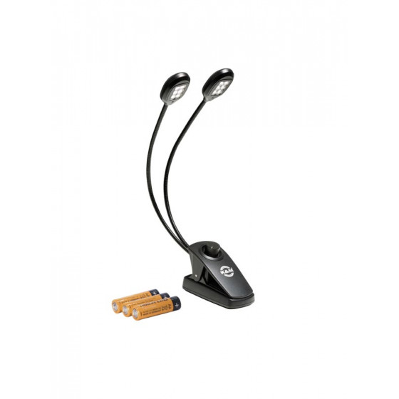 Lampe LED de pupitre 2 têtes Konig & Meyer