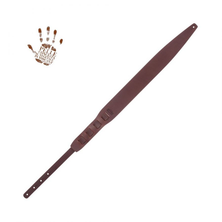 Sangle Holes HC cuir marron foncé 8cm Magrabo