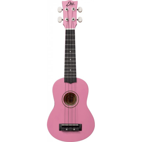 Ukulélé Eko Primo Soprano Pink pack housse accessoires
