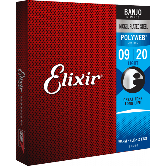 Corde banjo Elixir light 9-20