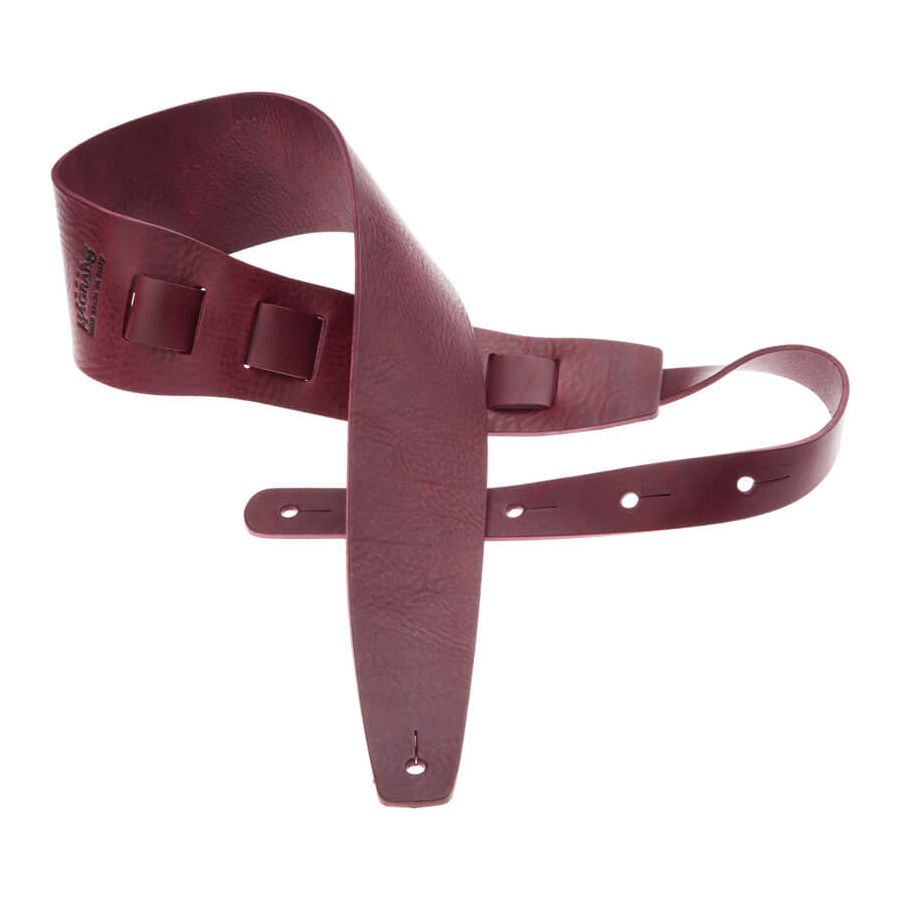 Sangle Holes HC cuir bordeaux 8cm Magrabo