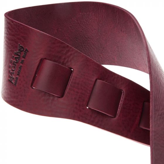 Sangle Holes HC cuir bordeaux 8cm Magrabo
