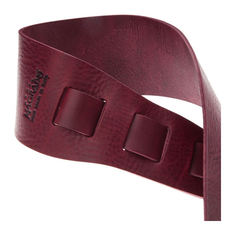 Sangle Holes HC cuir bordeaux 8cm Magrabo