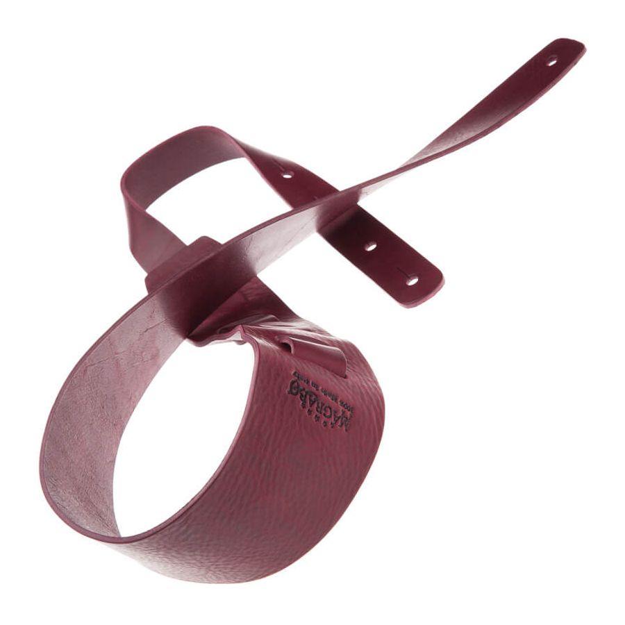 Sangle Holes HC cuir bordeaux 8cm Magrabo