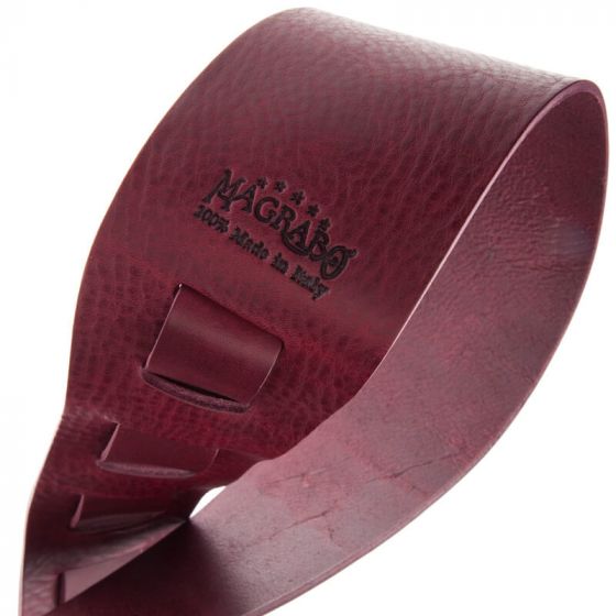 Sangle Holes HC cuir bordeaux 8cm Magrabo