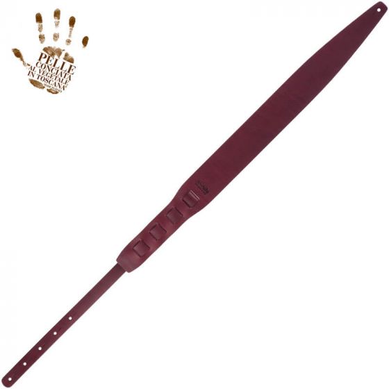Sangle Holes HC cuir bordeaux 8cm Magrabo