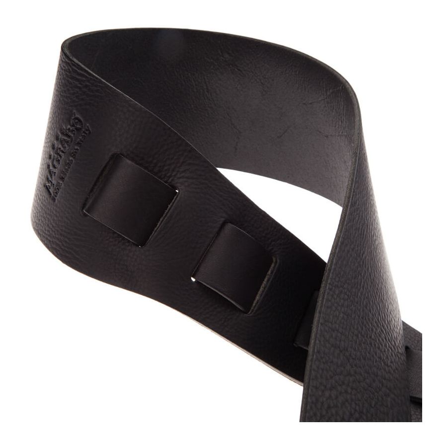 Sangle Holes HC cuir noir 8cm Magrabo