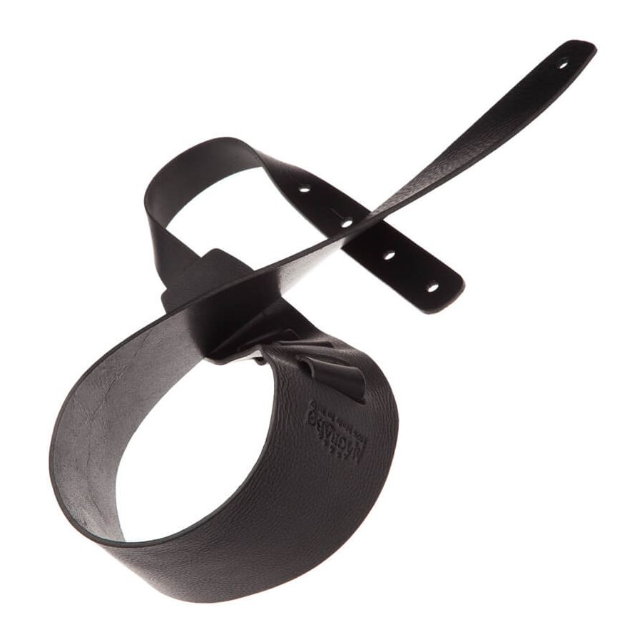 Sangle Holes HC cuir noir 8cm Magrabo