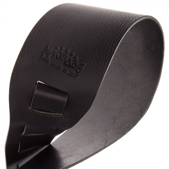 Sangle Holes HC cuir noir 8cm Magrabo
