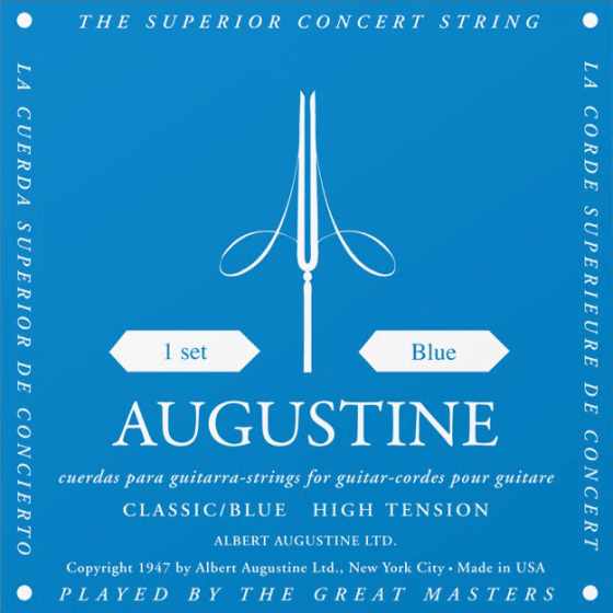 Cordes guitare classique Augustine Classique-Bleu