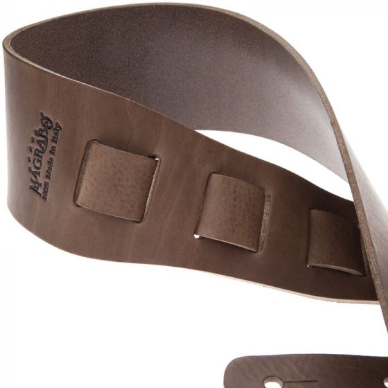 Sangle Holes HC cuir gris 8cm Magrabo