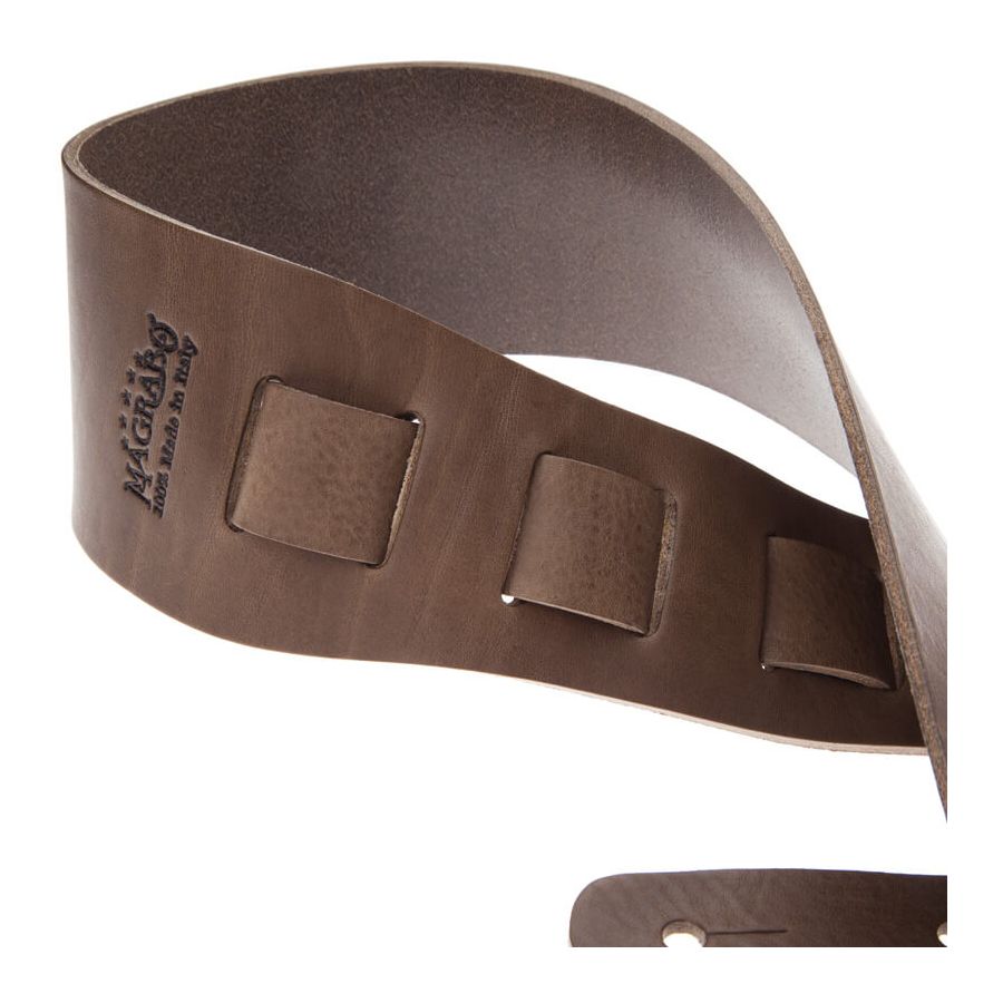 Sangle Holes HC cuir gris 8cm Magrabo