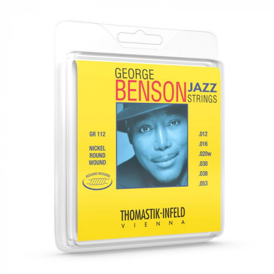 Cordes guitare électrique Thomaskit Jazz George Benson Round Wound 12-53