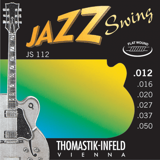 Cordes guitare électrique Thomaskit Jazz Swing Flat Wound 12-50