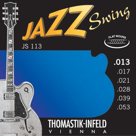 Cordes guitare électrique Thomaskit Jazz Swing Flat Wound 13-53