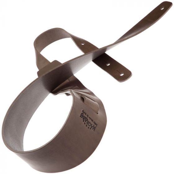 Sangle Holes HC cuir gris 8cm Magrabo