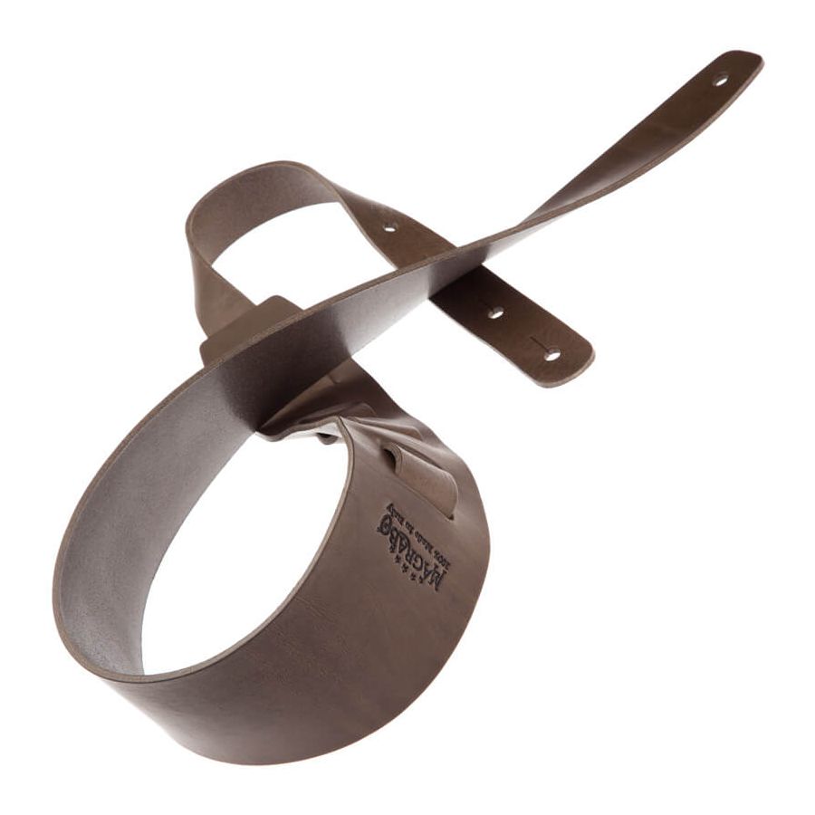 Sangle Holes HC cuir gris 8cm Magrabo