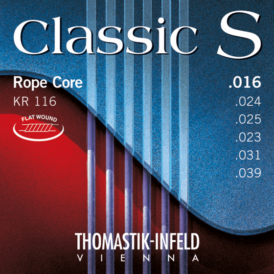 Cordes guitare acoustique Thomaskit Classic S Flat Wound 16-39
