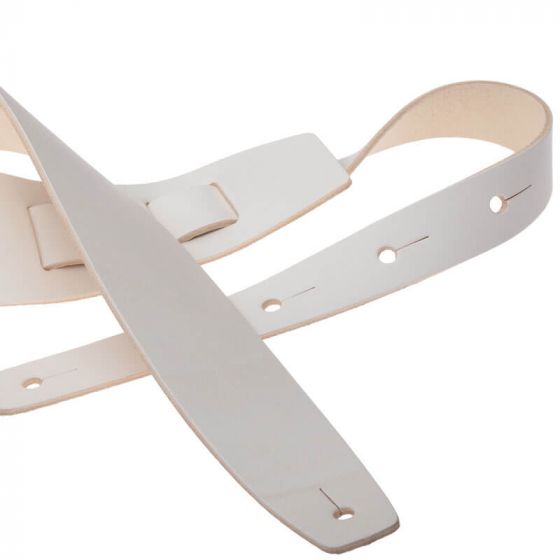 Sangle Holes HC cuir blanc 8cm Magrabo