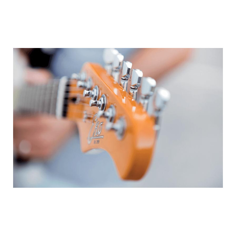 Guitare Eko type Strat Vintage S300V-SB