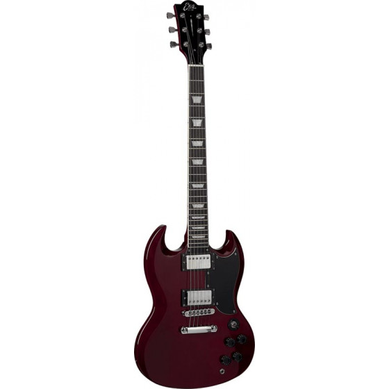 Guitare Eko type SG Starter DV10 Red