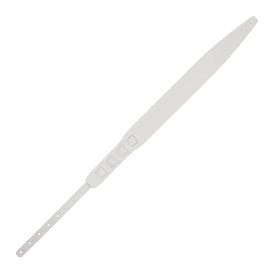 Sangle Holes HC cuir blanc 8cm Magrabo