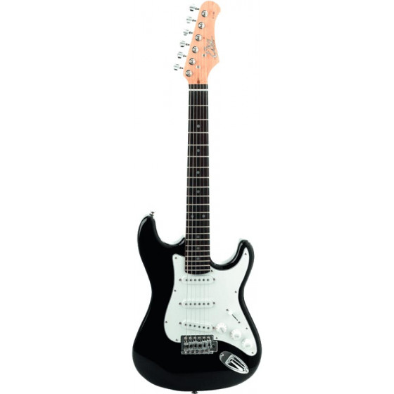 Guitare Eko type Strat Starter S100 (format 3/4) Black