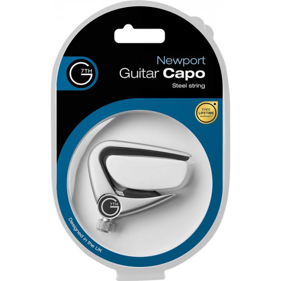 Capodastre G7TH Newport 6 cordes argent
