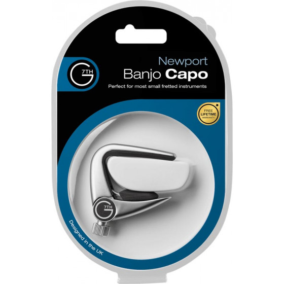 Capodastre G7TH Newport Ukulele - Banjo argent