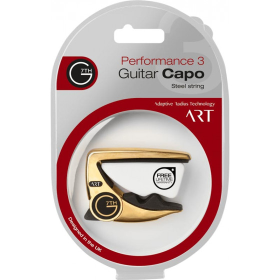 Capodastre G7TH Performance 3 ART 6 strings gold
