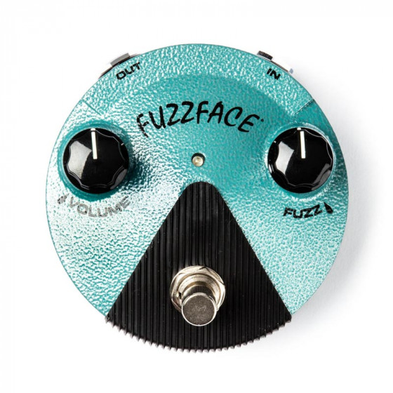 Pédale Dunlop Fuzz Jimi Hendrix turquoise