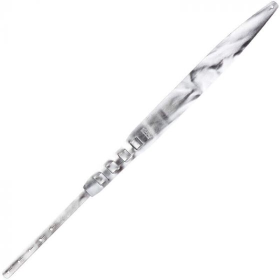 Sangle Holes HC cuir argent métallique 8cm Magrabo