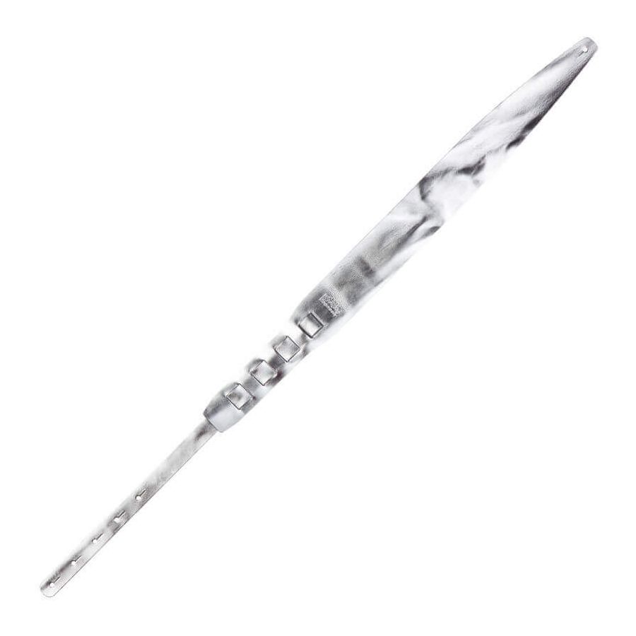 Sangle Holes HC cuir argent métallique 8cm Magrabo
