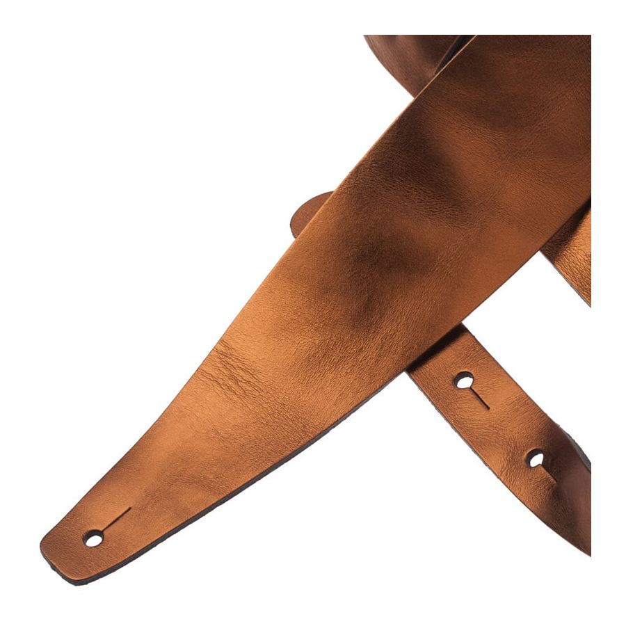 Sangle Holes HC cuir bronze métallique 8cm Magrabo