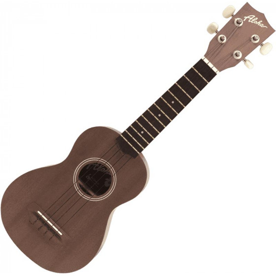 Ukulélé soprano Aloha acajou + housse