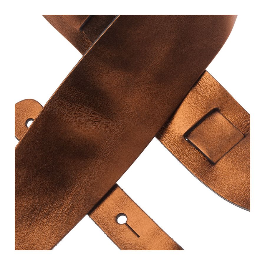 Sangle Holes HC cuir bronze métallique 8cm Magrabo