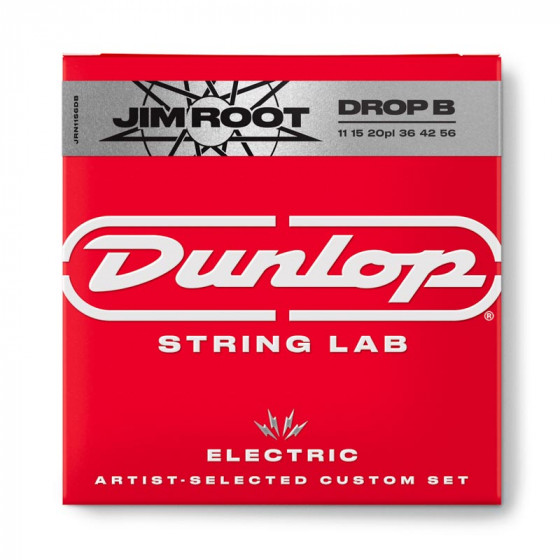 Cordes guitare électrique Dunlop Jim Root Signature Drop B