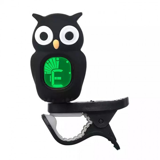 Accordeur Swiff® B7-BK Cartoon Chouette Clip-On Tuner
