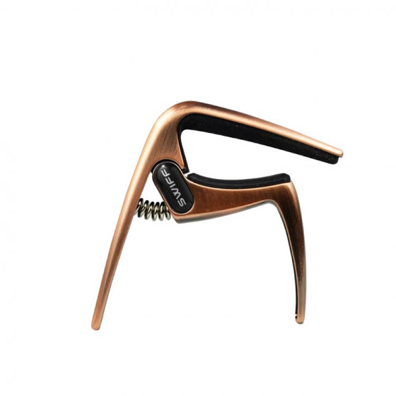Capo Swiff® K8G-BRZ HQ. pour Guitare Elec. & Ac. doré