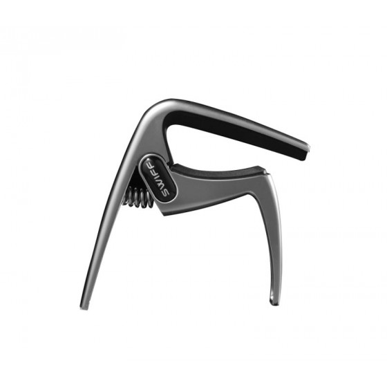 Capo Swiff® K8G-SIL HQ. pour Guitare Elec. & Ac. argenté