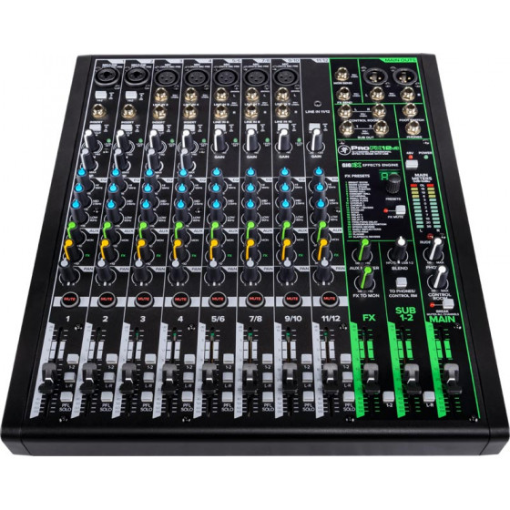 Console de mixage USB 12 canaux + effets Mackie PROFX12V3