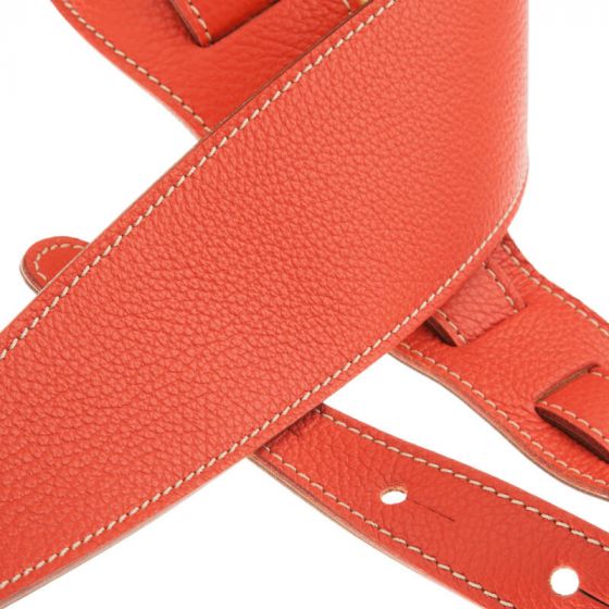 Sangle Holes HS Colors cuir saumon cousu 8cm Magrabo