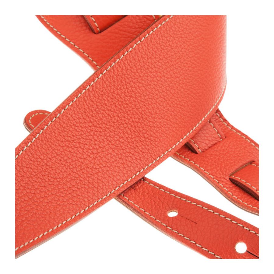 Sangle Holes HS Colors cuir saumon cousu 8cm Magrabo