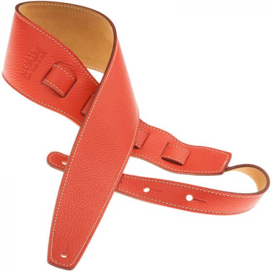 Sangle Holes HS Colors cuir saumon cousu 8cm Magrabo