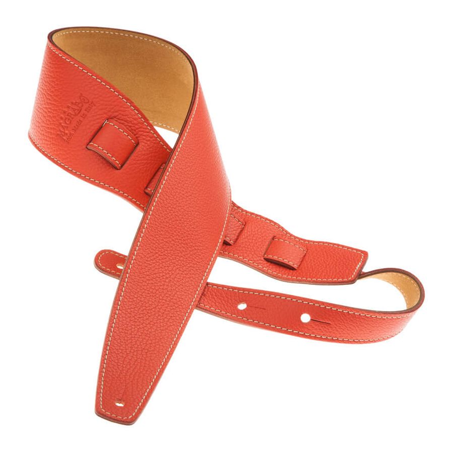 Sangle Holes HS Colors cuir saumon cousu 8cm Magrabo