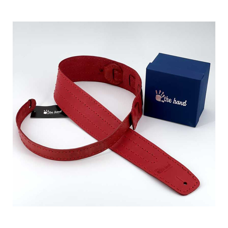 Sangle Classic 02 cuir rouge taille M The Hand Sangle Classic 02 cuir rouge taille M The Hand
