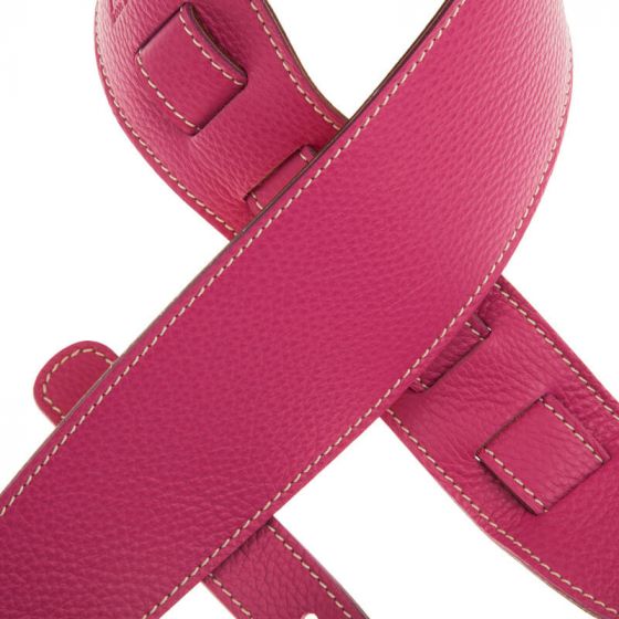 Sangle Holes HS Colors cuir orchidée cousu 8cm Magrabo
