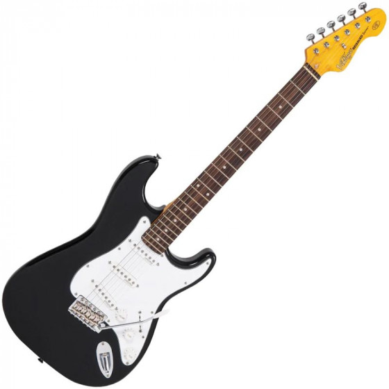 Guitare électrique Vintage Reissued Series V6 Boulevard Black