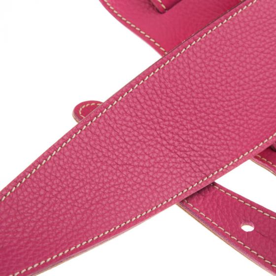 Sangle Holes HS Colors cuir orchidée cousu 8cm Magrabo